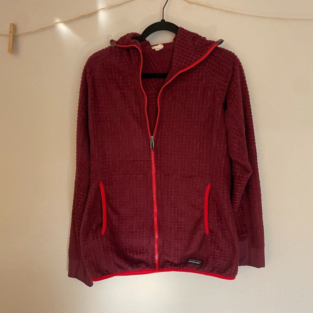 Patagonia reversible fleece hoodie